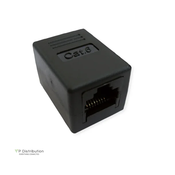 VALUE RJ45 Modular Coupler, Cat.6/Class E, UTP, black