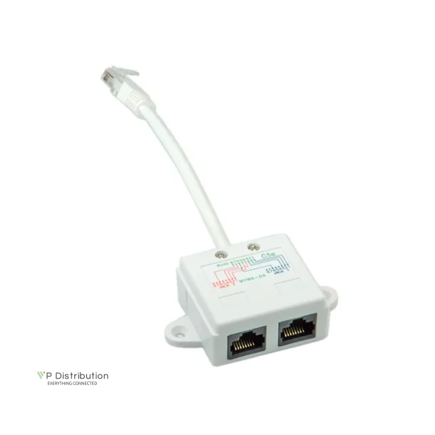 VALUE T - Adapter Cat.5e/Class D, UTP, white