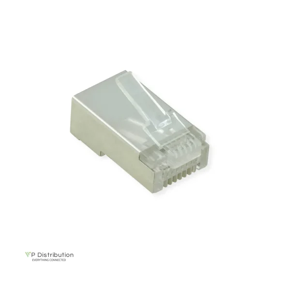 VALUE Modular Plug Cat.5e/Class D, STP, for Stranded Wire, 10 pcs