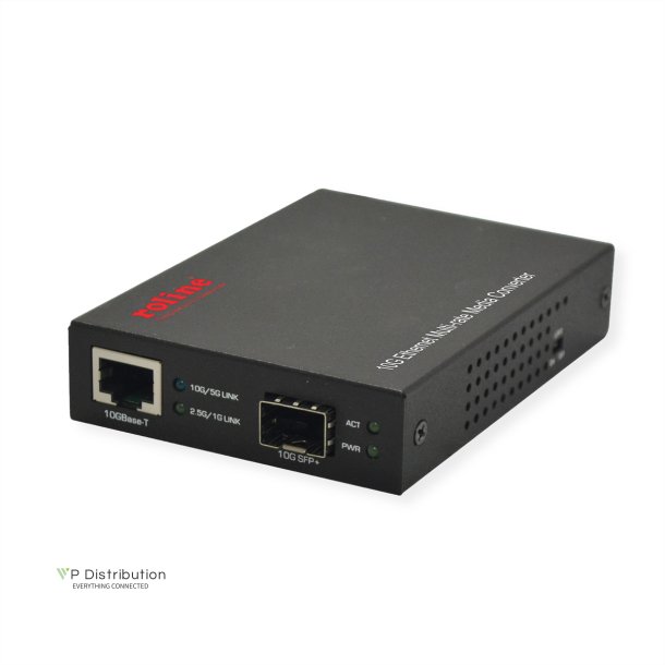 ROLINE Multi-rate Media Converter Copper to Fiber 2.5/5/10 GbE Ethernet