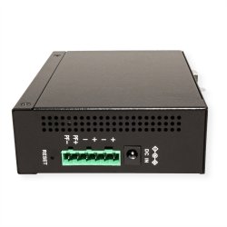 ROLINE Industrial Switch, 7x RJ-45, 1x SC, unmanaged