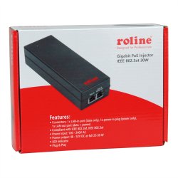 ROLINE Gigabit PoE Injector, 30W