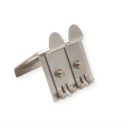 DIN Rail Adapter for 2 Keystone modules