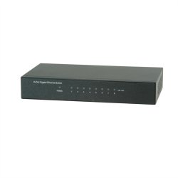 ROLINE Gigabit Ethernet Switch, 8x RJ-45, unmanaged