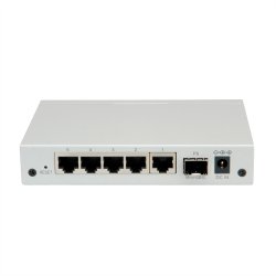 ROLINE Gigabit Ethernet Switch, 6x (5xGbE + 1x Gbic(SFP)), managed
