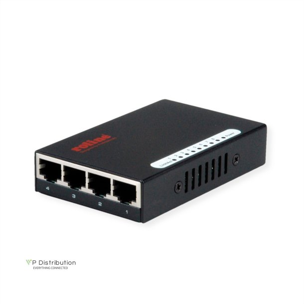 ROLINE Gigabit Ethernet Switch, Pocket, 8 Ports