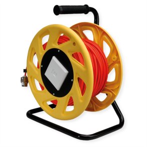 ROLINE RJ45 Network Cable Drum Cat.6A (Class EA) S/FTP, 60 m , orange, 60 m