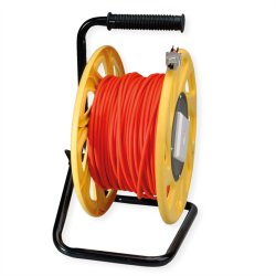 ROLINE RJ45 Network Cable Drum Cat.6A (Class EA) S/FTP, 60 m , orange, 60 m