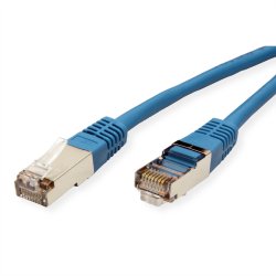 ROLINE FTP Patch Cord Cat.5e (Class D), blue, 5 m
