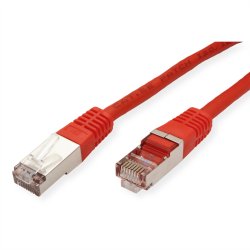 ROLINE S/FTP Patch Cord Cat.5e (Class D), red, 2 m