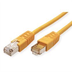 ROLINE S/FTP Patch Cord Cat.5e (Class D), yellow, 3 m