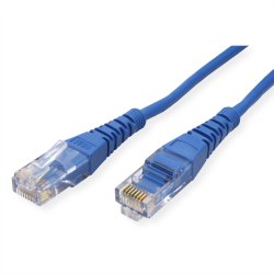 ROLINE UTP Patch Cord Cat.5e (Class D), blue, 2 m