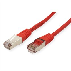 ROLINE FTP Patch Cord Cat.5e (Class D), red, 0.5 m