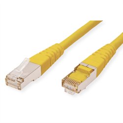ROLINE FTP Patch Cord Cat.5e (Class D), yellow, 5 m
