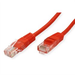 ROLINE UTP Patch Cord Cat.5e (Class D), red, 0.5 m