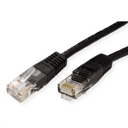 ROLINE UTP Patch Cord Cat.5e (Class D), black, 3 m