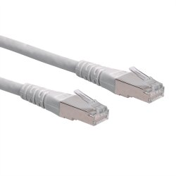 ROLINE S/FTP (PiMF) Patch Cord, Cat.6 (Class E), grey, 10 m