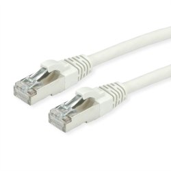 ROLINE S/FTP Cable Cat.7, with RJ-45 connectors (500 MHz / Class EA), LSOH, grey, 3 m