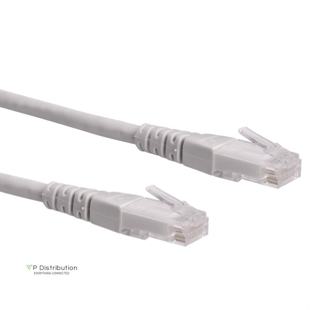 ROLINE UTP Patch Cord, Cat.6 (Class E), grey, 1.5 m