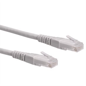 ROLINE UTP Patch Cord, Cat.6 (Class E), grey, 1 m