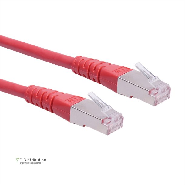 ROLINE S/FTP (PiMF) Patch Cord, Cat.6 (Class E), red, 1.5 m