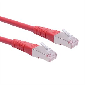 ROLINE S/FTP (PiMF) Patch Cord, Cat.6 (Class E), red, 0.3 m