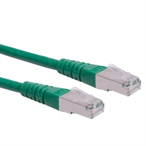 ROLINE S/FTP (PiMF) Patch Cord, Cat.6 (Class E), green, 20 m