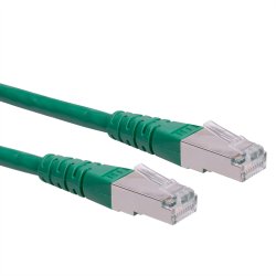 ROLINE S/FTP (PiMF) Patch Cord, Cat.6 (Class E), green, 0.5 m