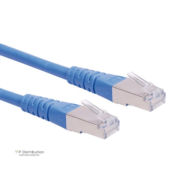 ROLINE S/FTP (PiMF) Patch Cord, Cat.6 (Class E), blue, 1.5 m