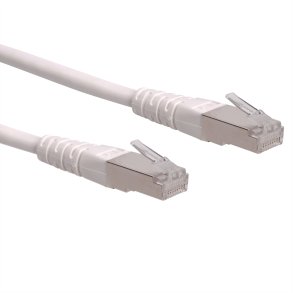 ROLINE S/FTP (PiMF) Patch Cord, Cat.6 (Class E), white, 1.5 m