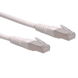 ROLINE S/FTP (PiMF) Patch Cord, Cat.6 (Class E), white, 3 m