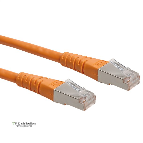 ROLINE S/FTP (PiMF) Patch Cord, Cat.6 (Class E), orange, 1.5 m