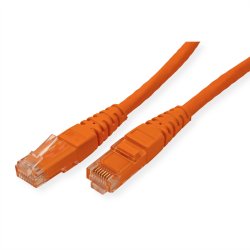 ROLINE UTP Patch Cord, Cat.6 (Class E), orange, 1 m