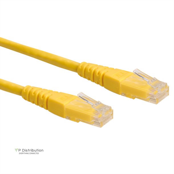 ROLINE UTP Patch Cord, Cat.6 (Class E), yellow, 1.5 m