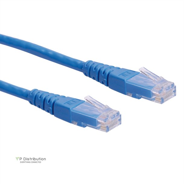 ROLINE UTP Patch Cord, Cat.6 (Class E), blue, 1.5 m