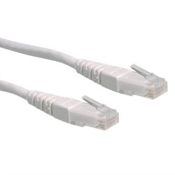 ROLINE UTP Patch Cord, Cat.6 (Class E), white, 3 m