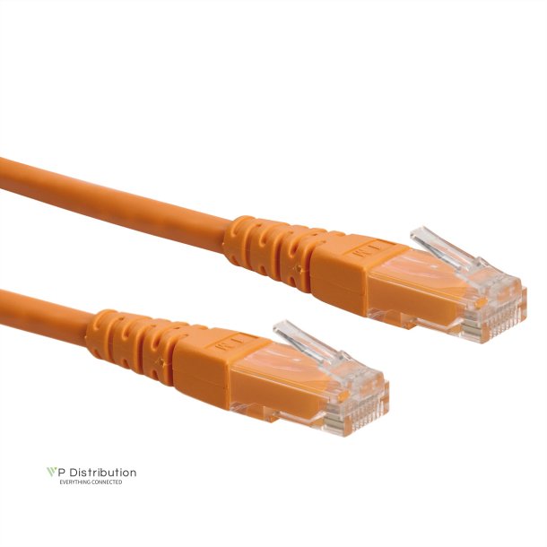 ROLINE UTP Patch Cord, Cat.6 (Class E), orange, 1.5 m