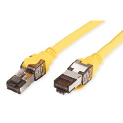 ROLINE S/FTP Patch Cord Cat.8 (Class I), stranded, LSOH, yellow, 2 m
