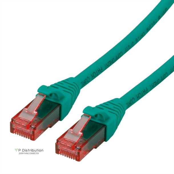 ROLINE UTP Cable Cat.6 Component Level, LSOH, green, 3 m