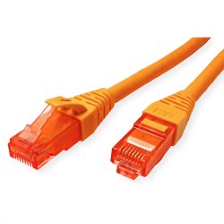 ROLINE UTP Cable Cat.6 Component Level, LSOH, orange, 3 m