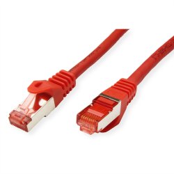 ROLINE S/FTP Patch Cord Cat.6 Component Level, LSOH, red, 5 m