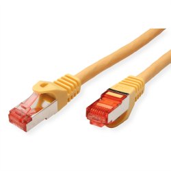 ROLINE S/FTP Patch Cord Cat.6 Component Level, LSOH, yellow, 1.5 m