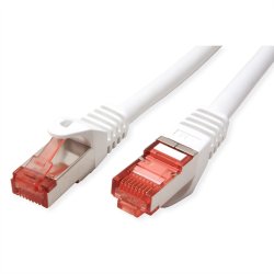 ROLINE S/FTP Patch Cord Cat.6 Component Level, LSOH, white, 1.5 m