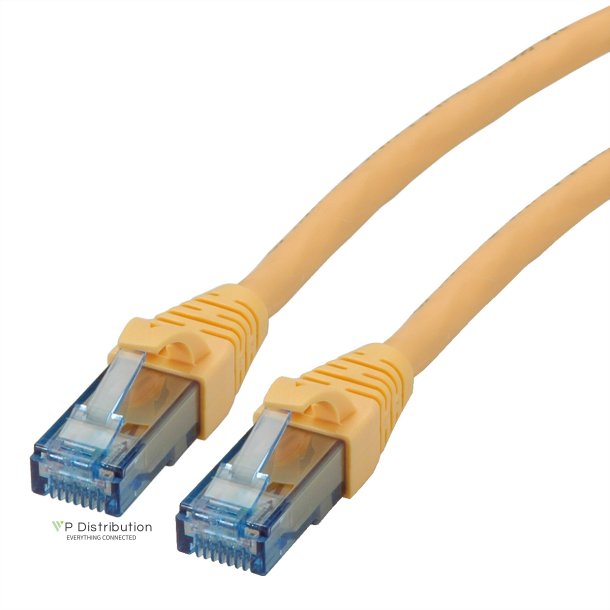 ROLINE UTP Patch Cord Cat.6A, Component Level, LSOH, yellow, 0.5 m