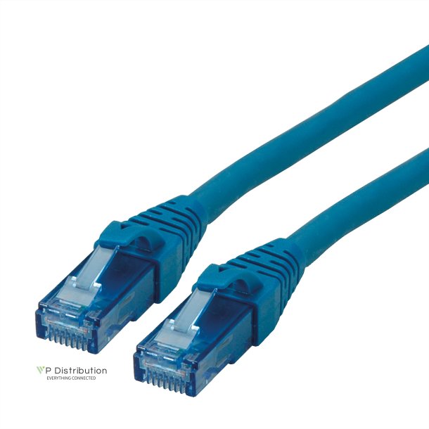 ROLINE UTP Patch Cord Cat.6A, Component Level, LSOH, blue, 1 m