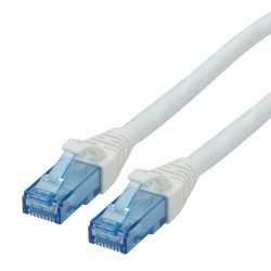 ROLINE UTP Patch Cord Cat.6A, Component Level, LSOH, white, 5 m