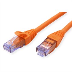 ROLINE UTP Patch Cord Cat.6A, Component Level, LSOH, orange, 1.5 m