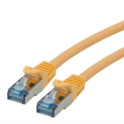 ROLINE S/FTP Patch Cord Cat.6A, Component Level, LSOH, yellow, 5 m
