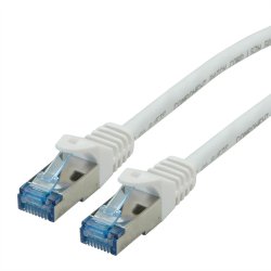 ROLINE S/FTP Patch Cord Cat.6A, Component Level, LSOH, white, 3 m