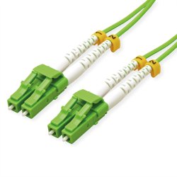 ROLINE Fibre Optic Jumper Cable, 50/125 &micro;m, LC/LC, OM5, green, 1 m
